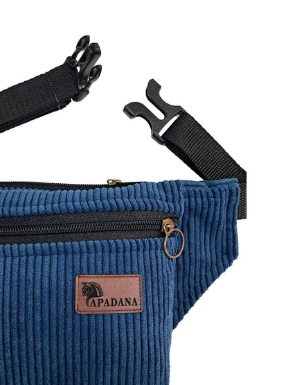 Bauchtasche aus Cord | Crossbody & Gürteltasche | 3 Fächer | Handgemacht