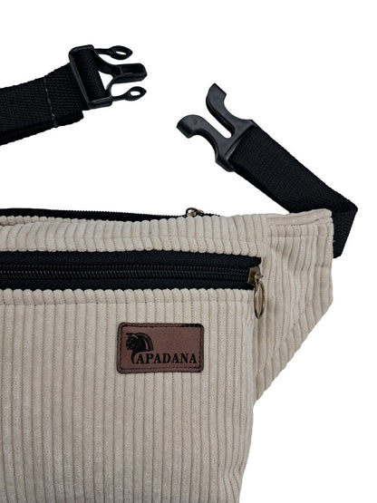 Bauchtasche aus Cord | Crossbody & Gürteltasche | 3 Fächer | Handgemacht