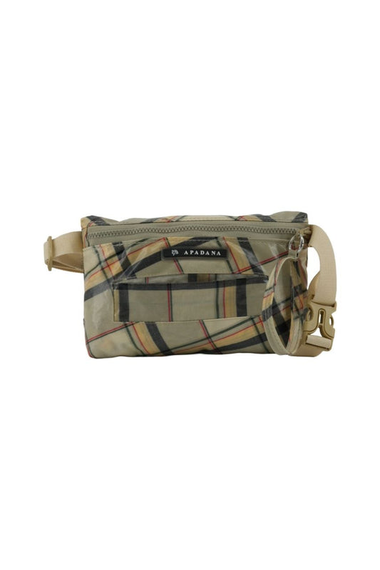 Upcycling Bauchtasche aus recycelter Nylonjacke | Unikat | Crossbody Unisex