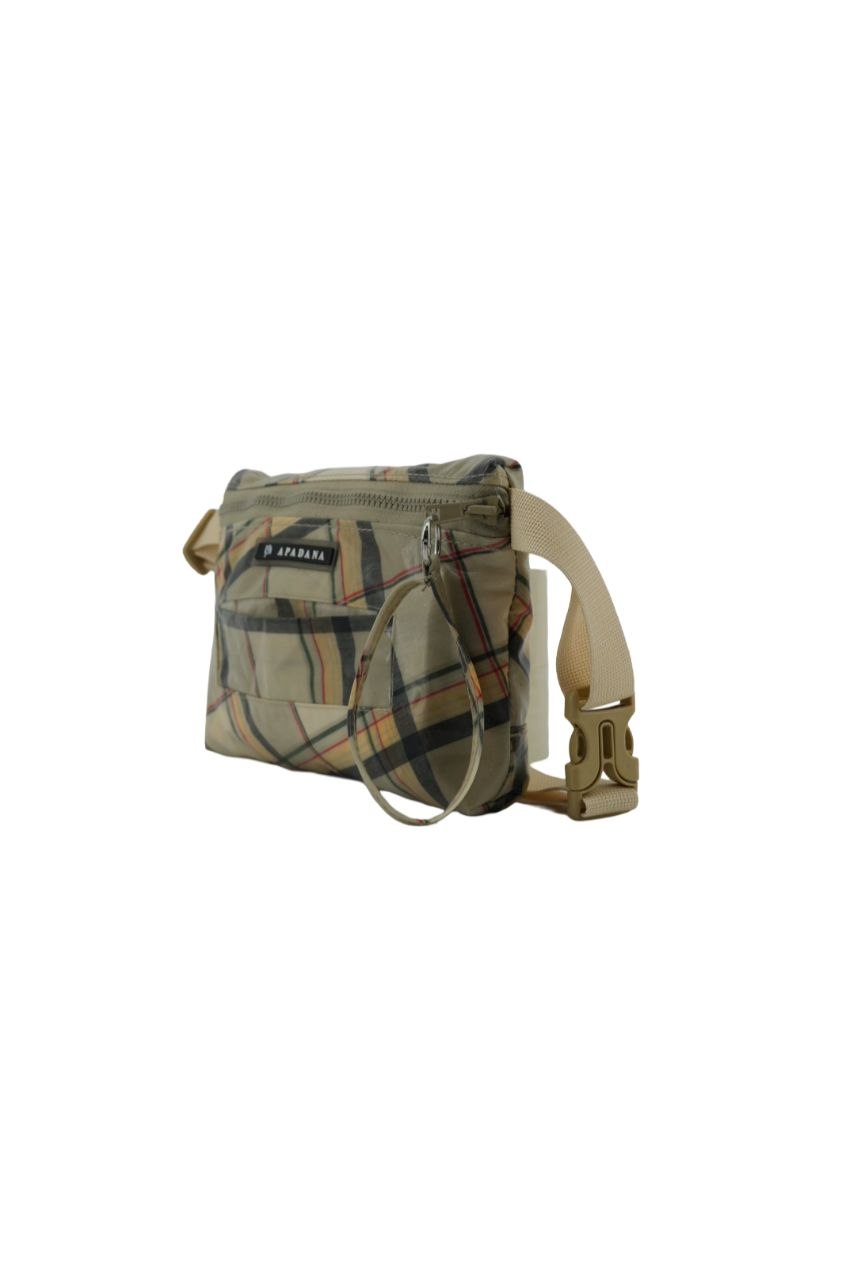 Upcycling Bauchtasche aus recycelter Nylonjacke | Unikat | Crossbody Unisex