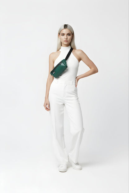 Handgemachte Bauchtasche aus recycelter LKW-Plane – Unikat & wasserabweisend