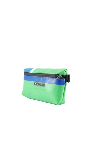 4-Ekig Bauchtasche aus recycelter LKW-Plane | Unisex | Crossbody tragbar | Handgemacht