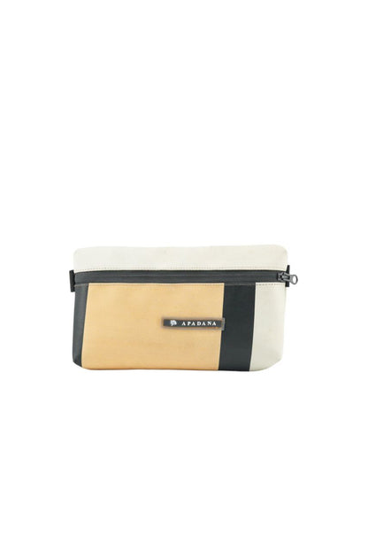 4-Ekig Bauchtasche aus recycelter LKW-Plane | Unisex | Crossbody tragbar | Handgemacht