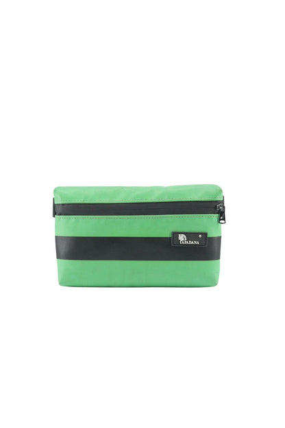4-Ekig Bauchtasche aus recycelter LKW-Plane | Unisex | Crossbody tragbar | Handgemacht