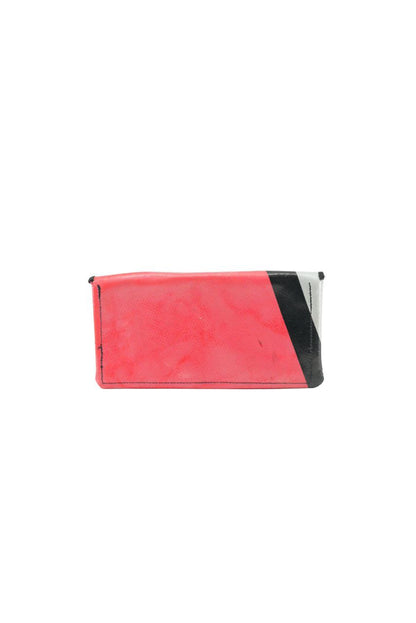 Portemonnaie aus recycelter LKW-Plane | Mit Reißverschlussfach | Unisex | Handgemacht | Auch als Tabaktasche nutzbar